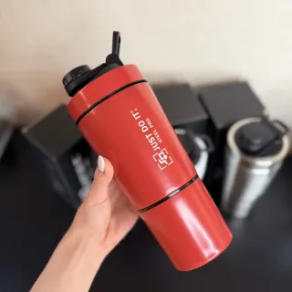 شیکر استیل just do it دو مخزنه - تصویر 2