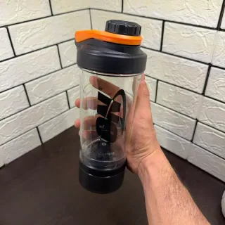 شیکر ورزشی درپیچی Optimum Nutrition با توپی فنری و درب پیچی رنگی - تصویر 10