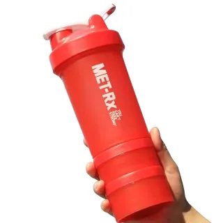 شیکر ورزشی MET-Rx مدل Flip-Top با ظرفیت 700 میلی‌لیتر – مناسب برای مکمل‌های ورزشی و پروتئینی - تصویر 3