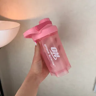 شیکر ورزشی Optimum Nutrition با درب پیچی رنگ پاستیلی - تصویر 2