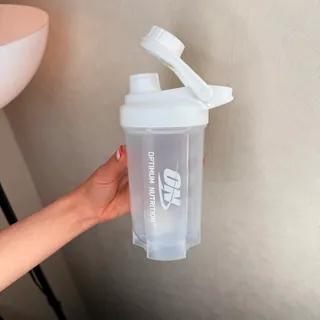 شیکر ورزشی Optimum Nutrition با درب پیچی رنگ پاستیلی - تصویر 4