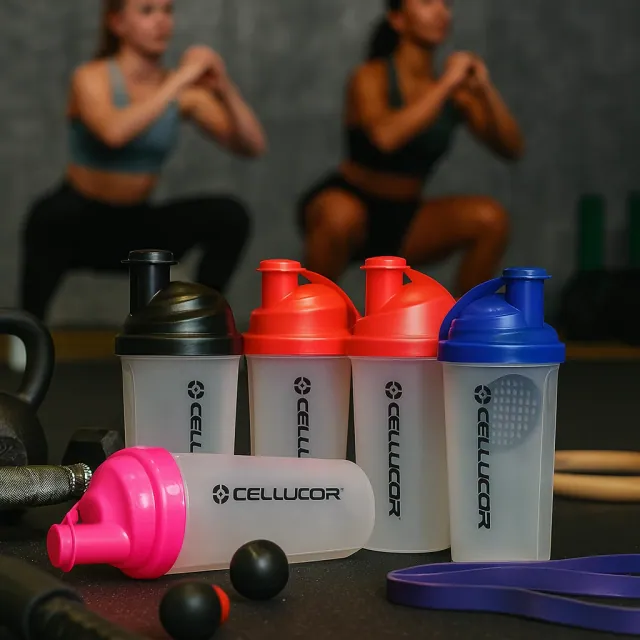 شیکر ورزشی Cellucor با درب رنگی