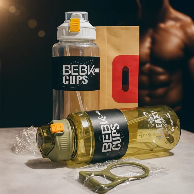 جاگواتر ورزشی ۳ لیتری BEBK مدل Your CUPS با درب چفتی سفید