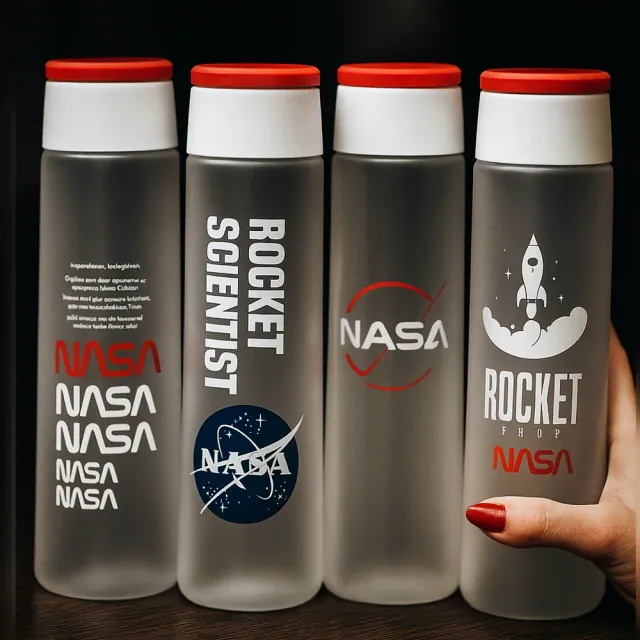 بطری آب نی‌نوش ناسا مدل Rocket Scientist با طراحی فضایی